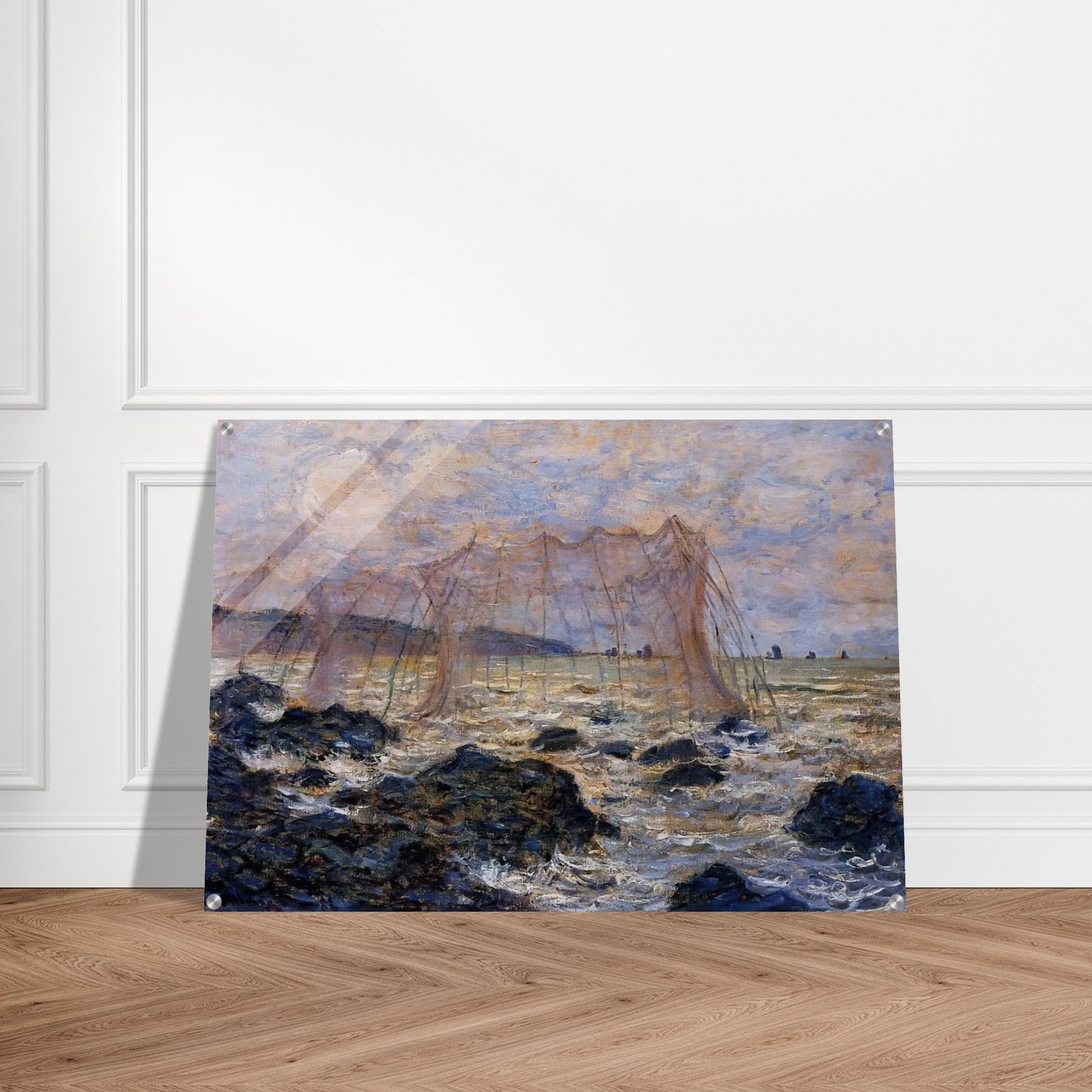 The Nets - claude monet Acrylic Print - 70x100 cm / 28x40″ inches | claude monet Wall Art | claude monet Prints