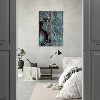 WINTER - Jasper Johns Brushed Aluminum Print - 70x100 cm / 28x40 inches | Jasper Johns Aluminum Print | Jasper Johns Prints