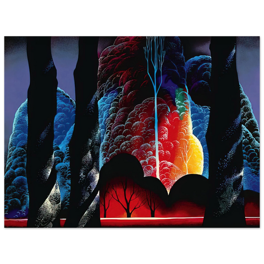 Eyvind Earle - Forest Symphony  75x100 cm / 30x40inches Fine Art Poster