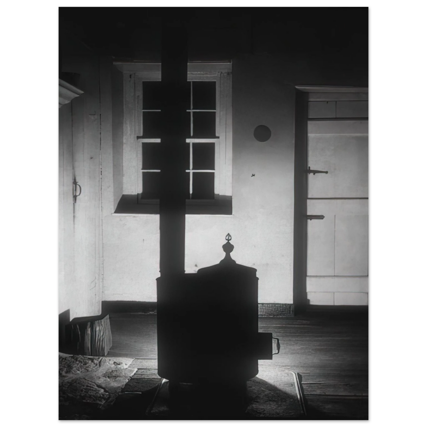 Charles Sheeler - Doylestown HouseÃ¢â‚¬â€The Stove - 1917  75x100 cm / 30x40inches Fine Art Poster
