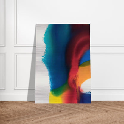 Rainbow Bleed - Color Field Painting, Lyrical Abstraction - Paul Jenkins Brushed Aluminum Print - 70x100 cm / 28x40 inches | Paul Jenkins Aluminum Print | Paul Jenkins Prints