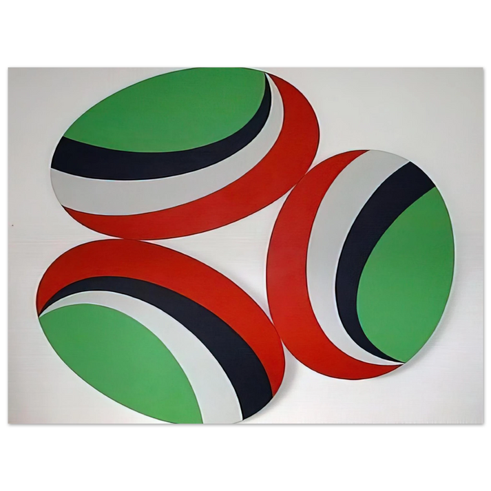 Leon Polk Smith - Oh Happy Day Constellation series - Hard Edge Painting  75x100 cm / 30x40inches Fine Art Poster