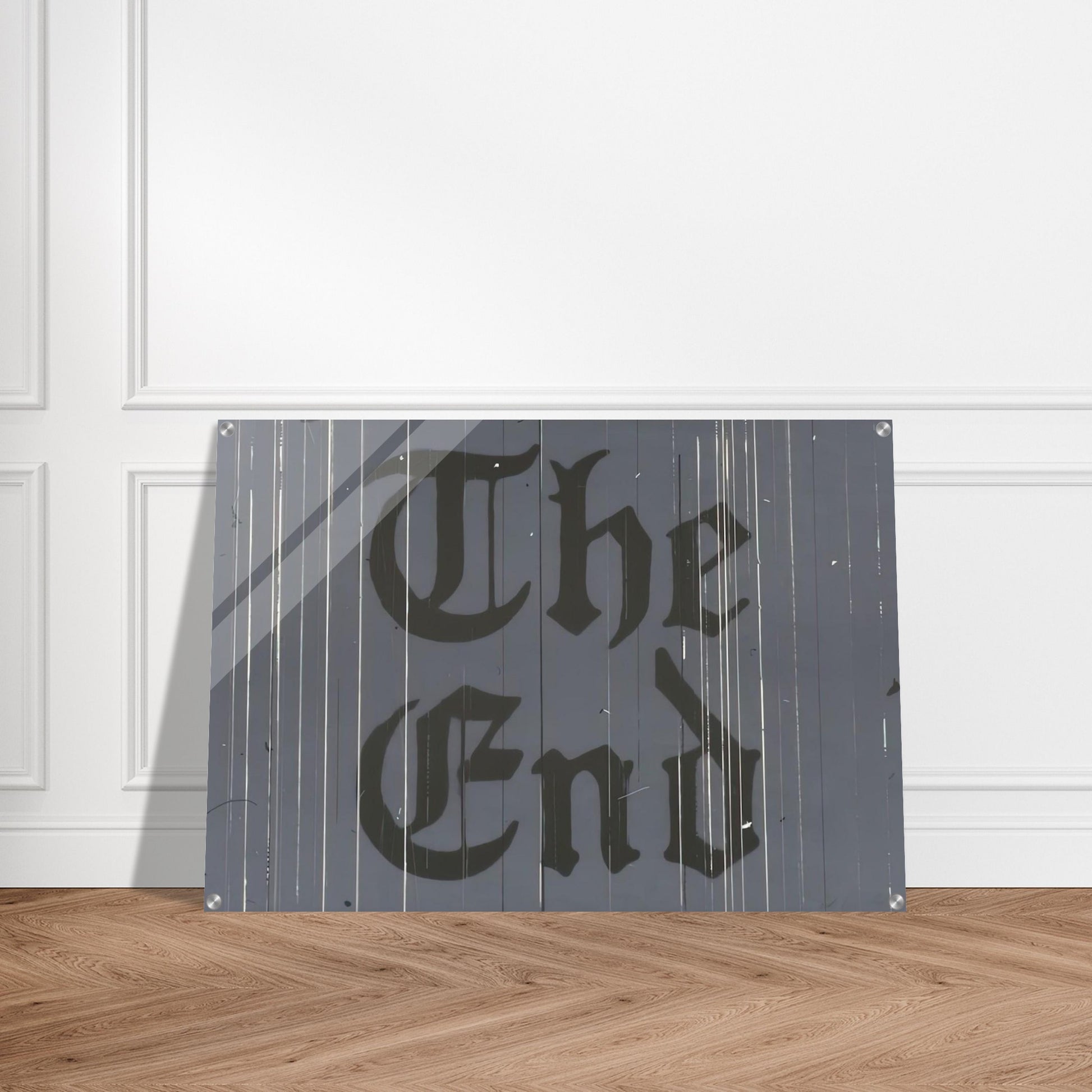 THE FINAL END 1991 - Edward Ruscha Acrylic Print - 70x100 cm / 28x40″ inches