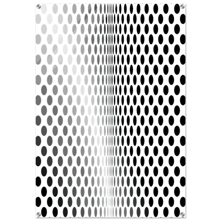 LOSS 1964 - Bridget Riley Acrylic Print - 70x100 cm / 28x40″ inches
