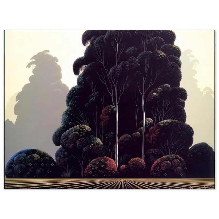 Eyvind Earle - Autumn  75x100 cm / 30x40inches Fine Art Poster