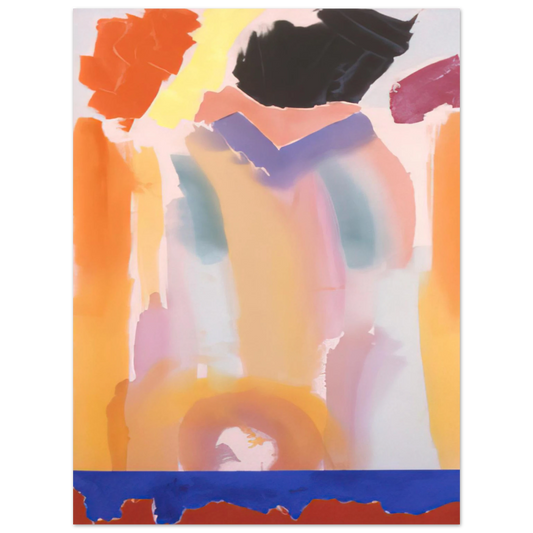 Ronnie Landfield - Orange Jangles - 1969  75x100 cm / 30x40inches Fine Art Poster