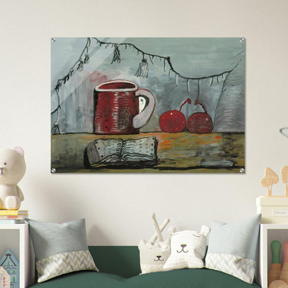 CURTAIN - Philip Guston Acrylic Print - 70x100 cm / 28x40″ inches