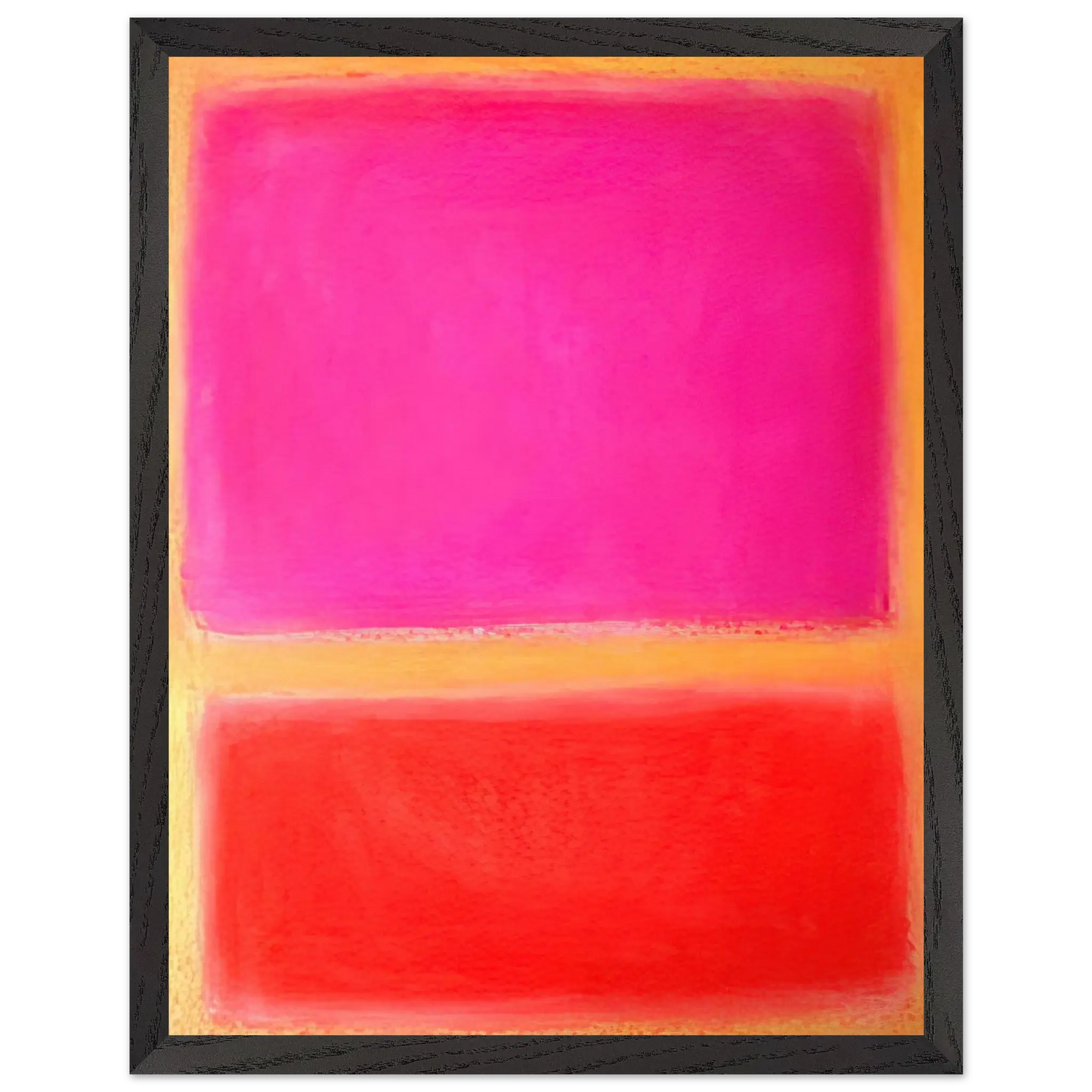 Helen Frankenthaler - Untitled - Color Field Painting Wall art - 27x35 cm / 11x14 inches - Premium Wooden Framed Poster With Fine Art Paper - Wood frame