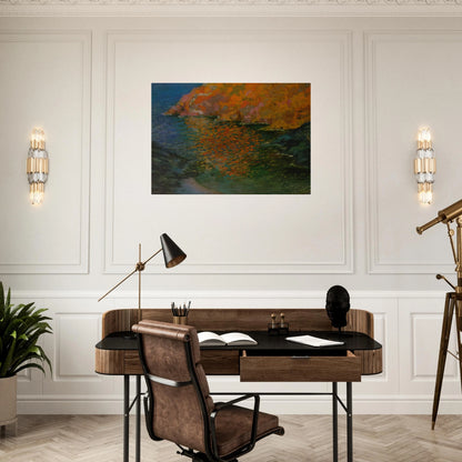 SMALL ROCKY BAY OF NANS CADAQUES 1921 - Salvador Dali Brushed Aluminum Print - 70x100 cm / 28x40 inches | Salvador Dali Aluminum Print | Salvador Dali Prints