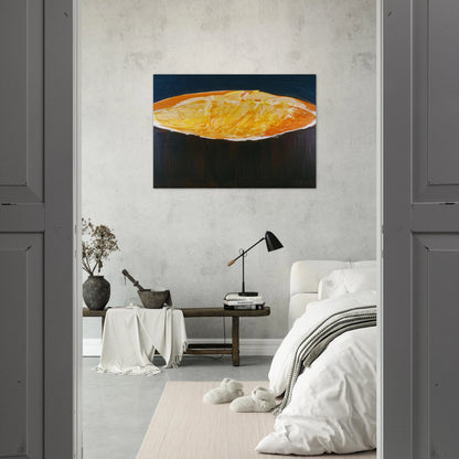 Volcano, The Heat - 1983 - Ronnie Landfield Brushed Aluminum Print - 70x100 cm / 28x40 inches | Ronnie Landfield Aluminum Print | Ronnie Landfield Prints