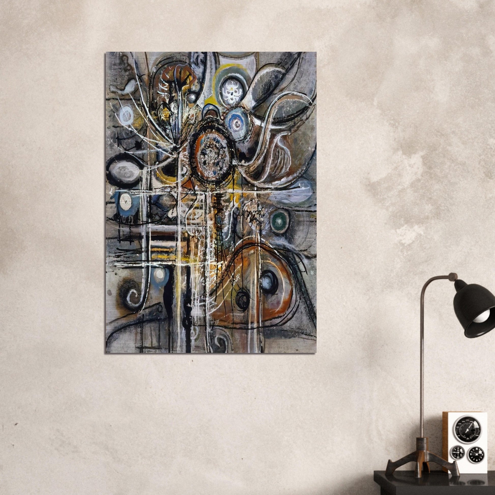 The Center - Richard Pousette-Dart Brushed Aluminum Print - 70x100 cm / 28x40 inches | Richard Pousette-Dart Aluminum Print | Richard Pousette-Dart Prints