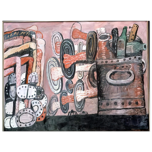 Philip Guston - THE STREET 1977  75x100 cm / 30x40inches Fine Art Poster