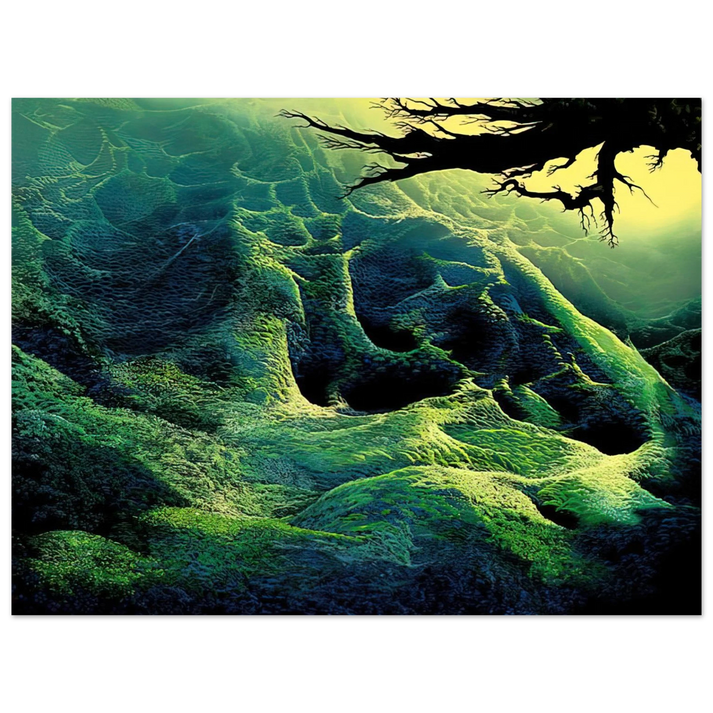 Eyvind Earle - My Soul  75x100 cm / 30x40inches Fine Art Poster