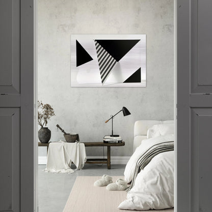 Untitled - 2009 - Omar Rayo Brushed Aluminum Print - 70x100 cm / 28x40 inches | Omar Rayo Aluminum Print | Omar Rayo Prints