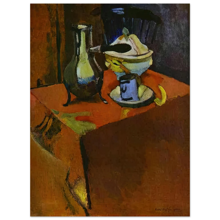 Henri Matisse - DISHES ON A TABLE 1900  75x100 cm / 30x40inches Fine Art Poster