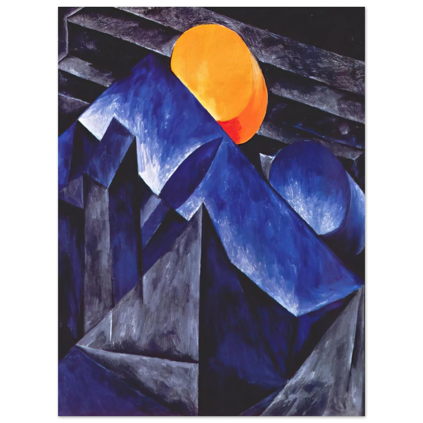 Natalia Goncharova - Composition - 1914  75x100 cm / 30x40inches Fine Art Poster