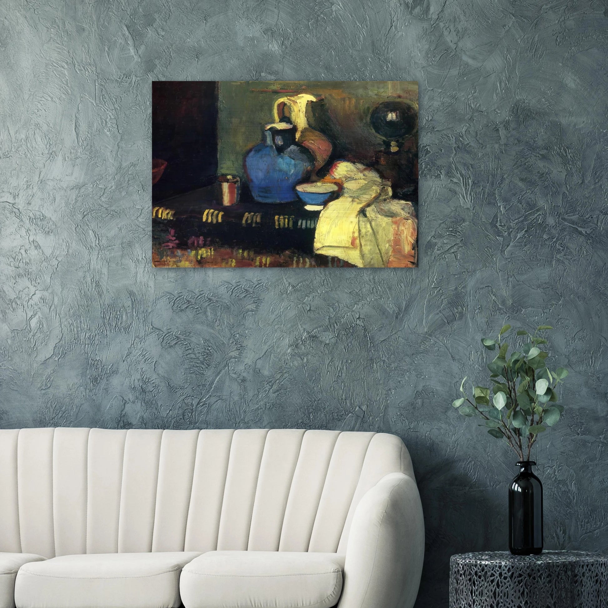 BLUE PITCHER - Henri Matisse Brushed Aluminum Print - 70x100 cm / 28x40 inches | Henri Matisse Aluminum Print | Henri Matisse Prints