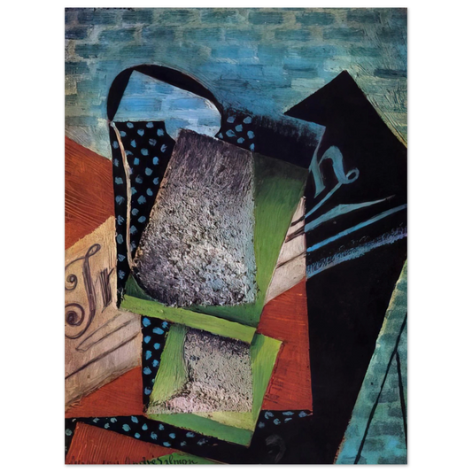 Juan Gris - STILL LIFE DEDICATED TO ANDRE SALMON 1915  75x100 cm / 30x40inches Fine Art Poster