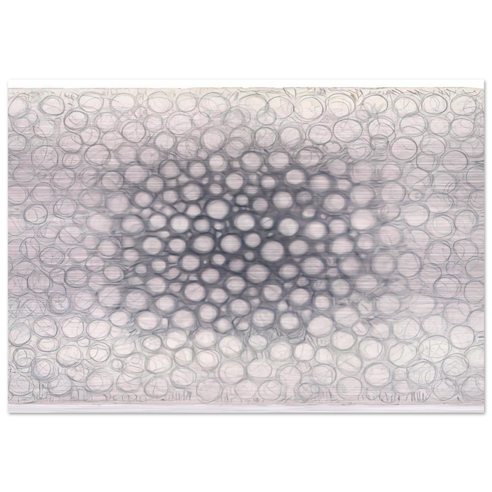 Light Gathers to the Question of No - 1979 - Richard Pousette-Dart Brushed Aluminum Print - 70x100 cm / 28x40 inches | Richard Pousette-Dart Aluminum Print | Richard Pousette-Dart Prints