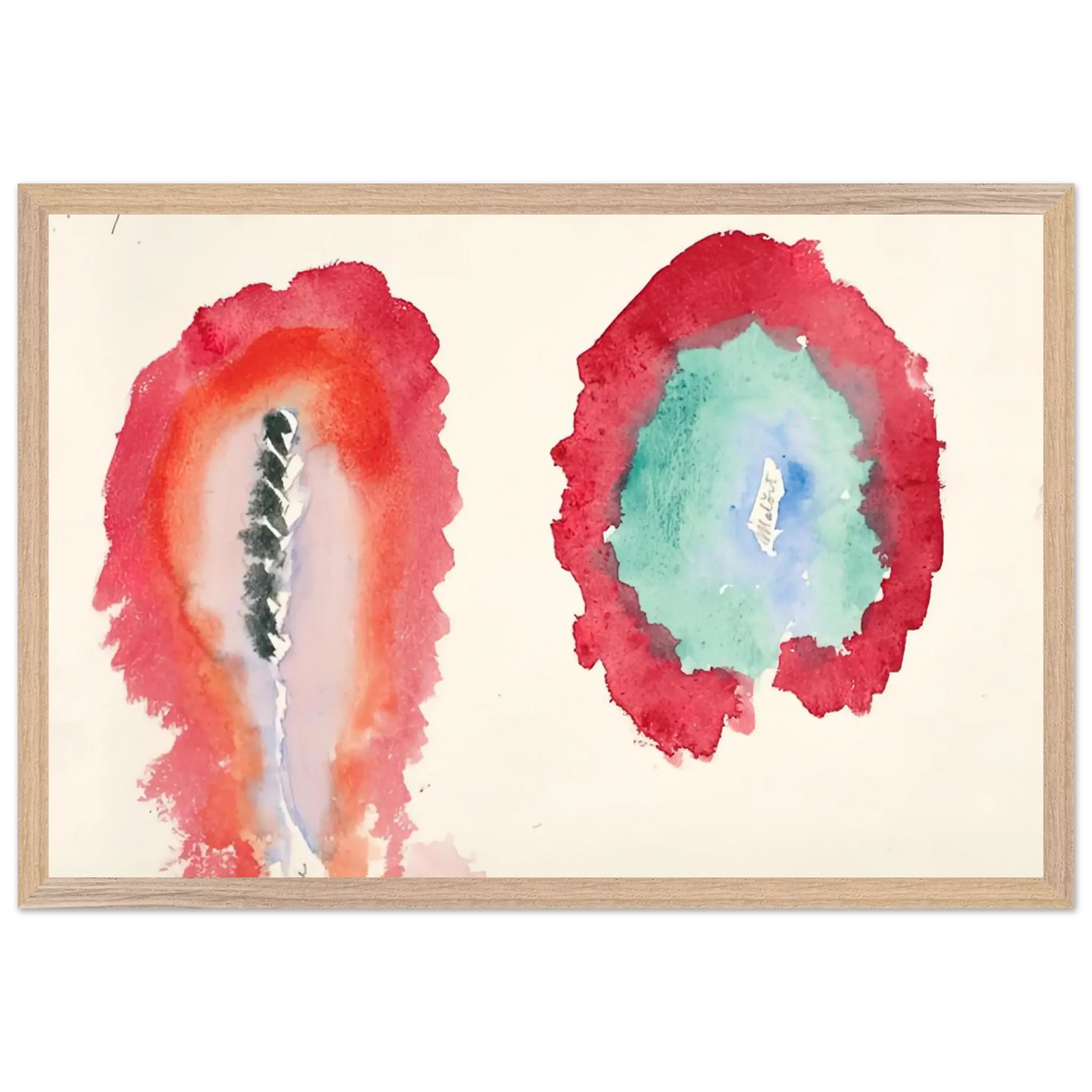 Hilma af Klint - WHEAT AND WORMWOOD 1922 Wall art - 50x70 cm / 20x28 Inches - Fine Art Poster - -