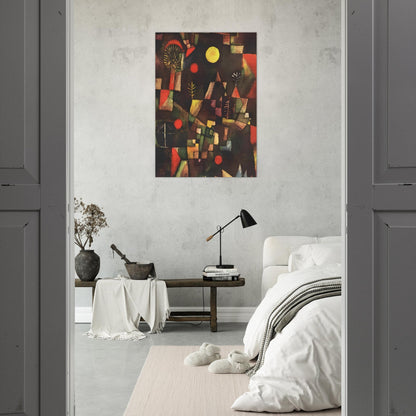 FULL MOON 1919 - Paul Klee Brushed Aluminum Print - 70x100 cm / 28x40 inches | Paul Klee Aluminum Print | Paul Klee Prints