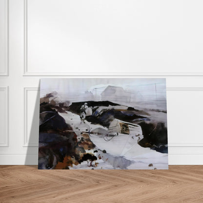 THE WHITE DORY 1941 - Andrew Wyeth Brushed Aluminum Print - 70x100 cm / 28x40 inches | Andrew Wyeth Aluminum Print | Andrew Wyeth Prints
