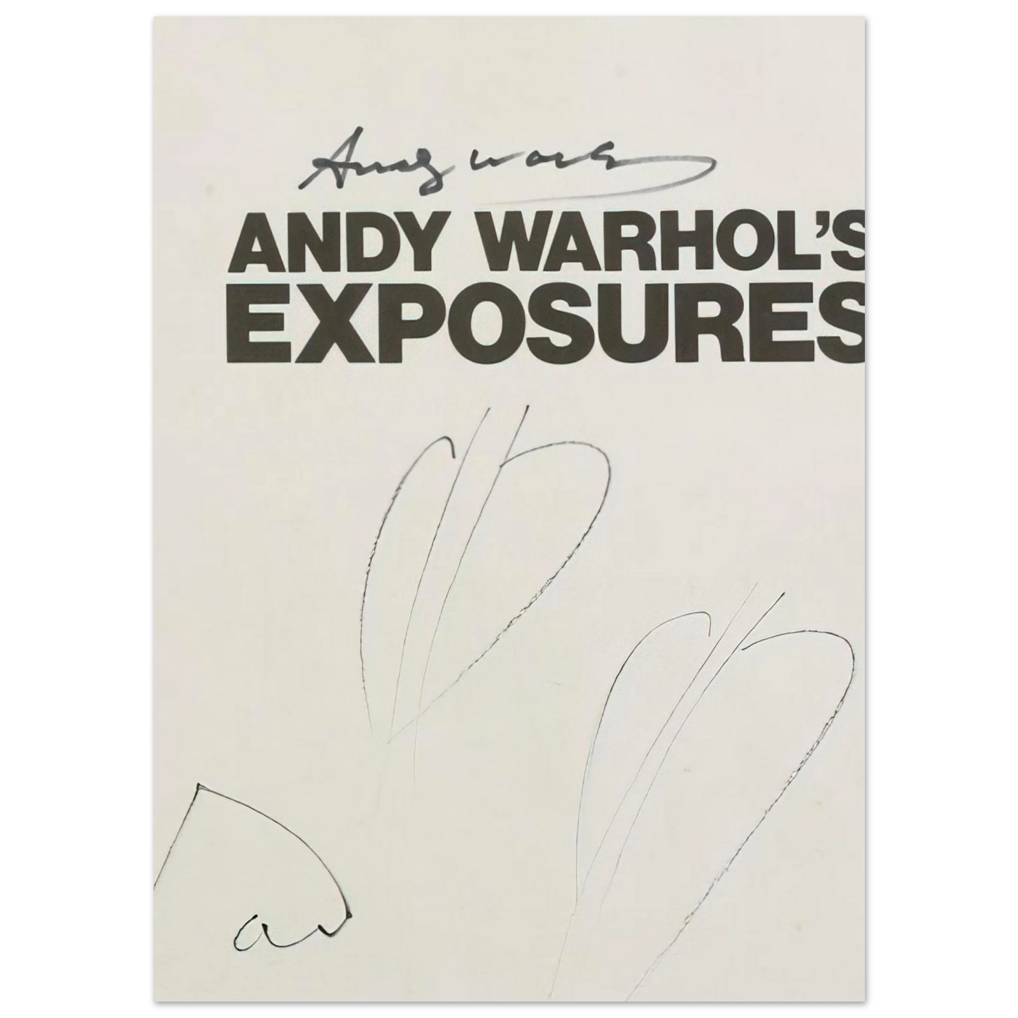 Andy Warhol - Butterfly Hearths  Andy Warhol's Exposures  Fine Art Poster
