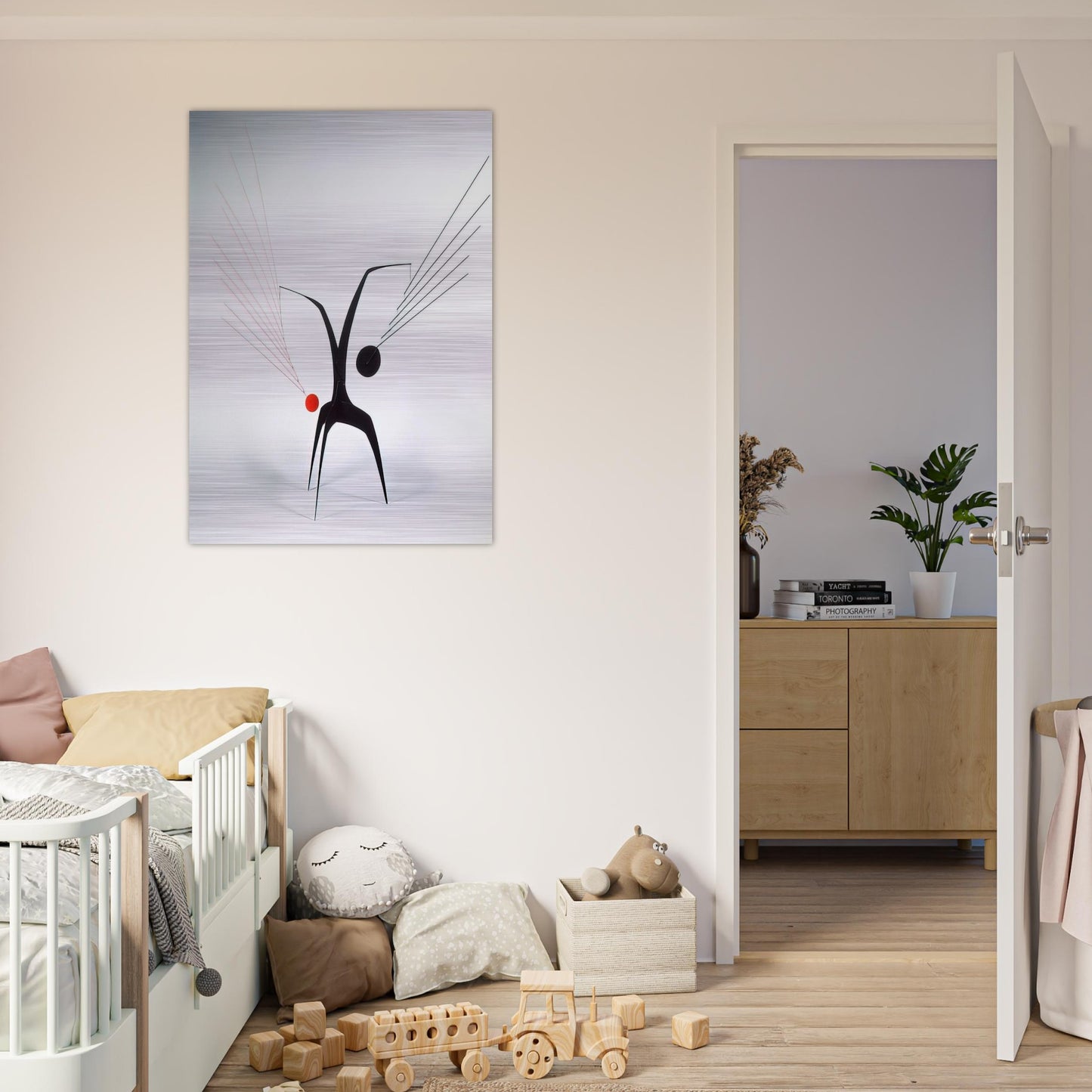 UN EFFET DU JAPONAIS 1941 - Alexander Calder Brushed Aluminum Print - 70x100 cm / 28x40 inches | Alexander Calder Aluminum Print | Alexander Calder Prints