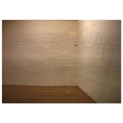 Web #1 B - 2002 - Lygia Pape Brushed Aluminum Print - 70x100 cm / 28x40 inches | Lygia Pape Aluminum Print | Lygia Pape Prints