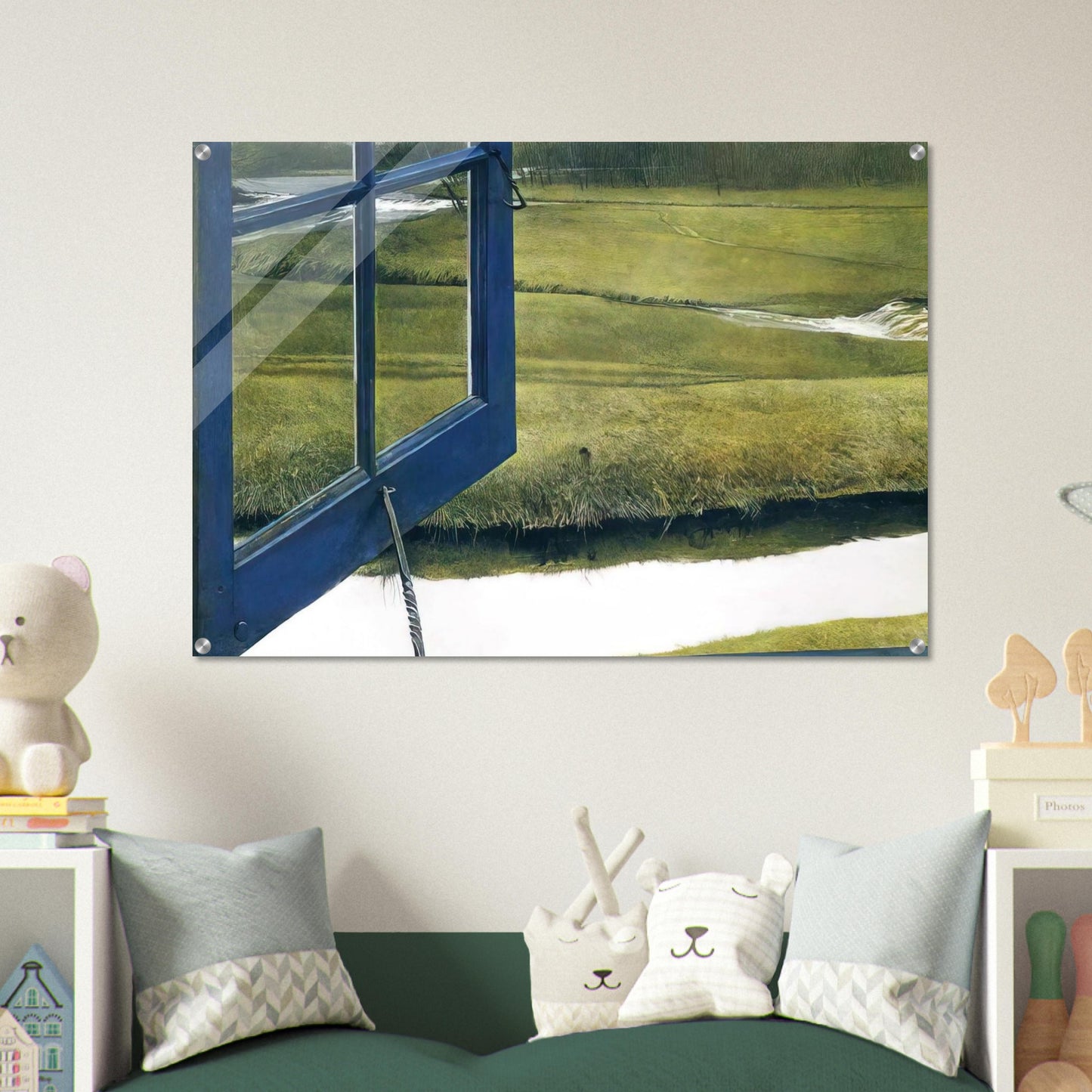 LOVE IN THE AFTERNOON - Andrew Wyeth Acrylic Print - 70x100 cm / 28x40″ inches