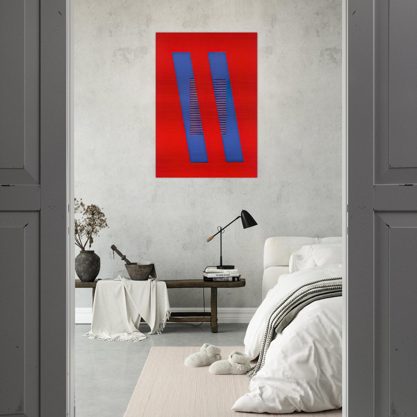 Book - 1958 - Dieter Roth Brushed Aluminum Print - 70x100 cm / 28x40 inches | Dieter Roth Aluminum Print | Dieter Roth Prints