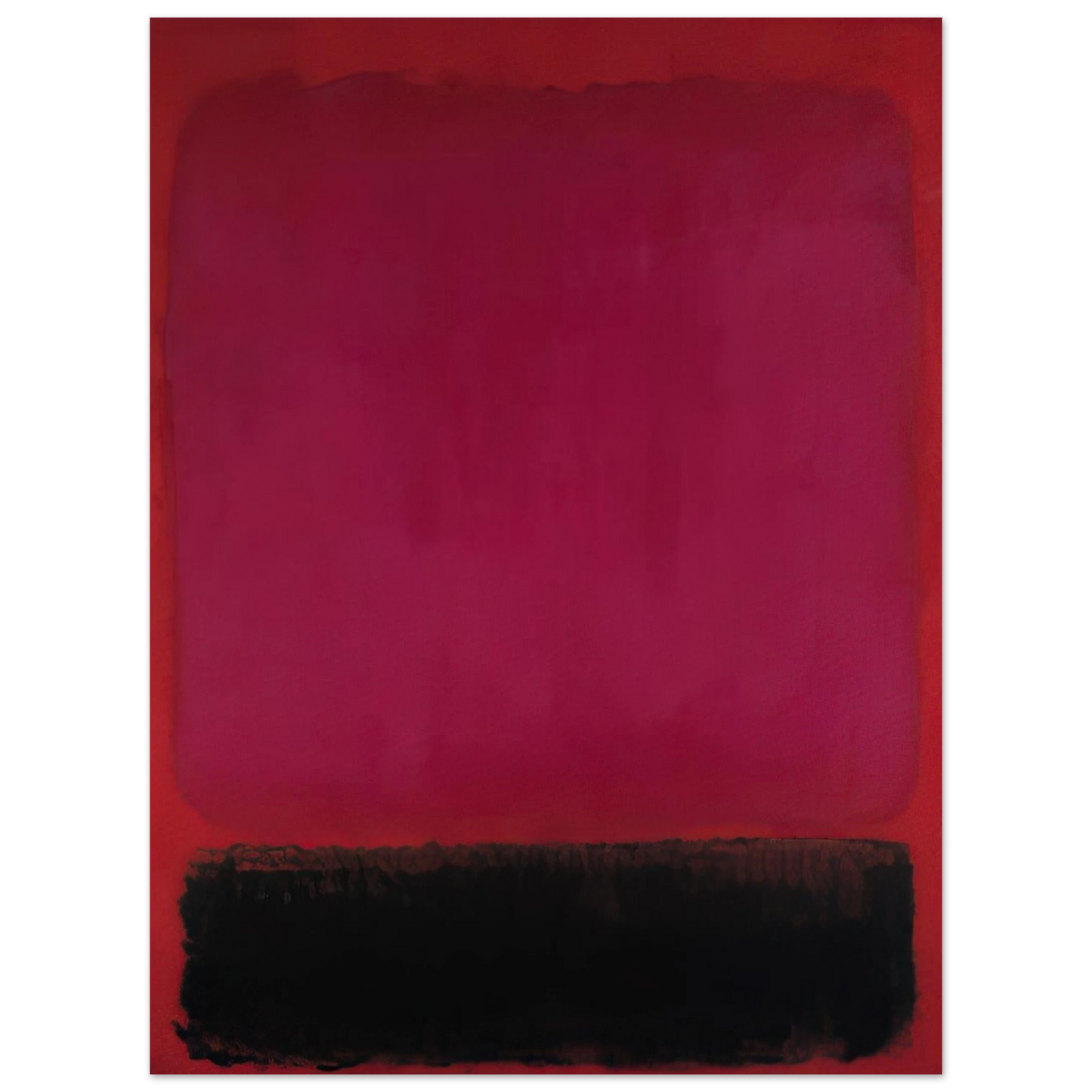 Helen Frankenthaler - Untitled - 1967 Wall art - A1 (59.4 x 84.1  cm) - Premium Wooden Framed Poster With Fine Art Paper-canvas - Wood frame