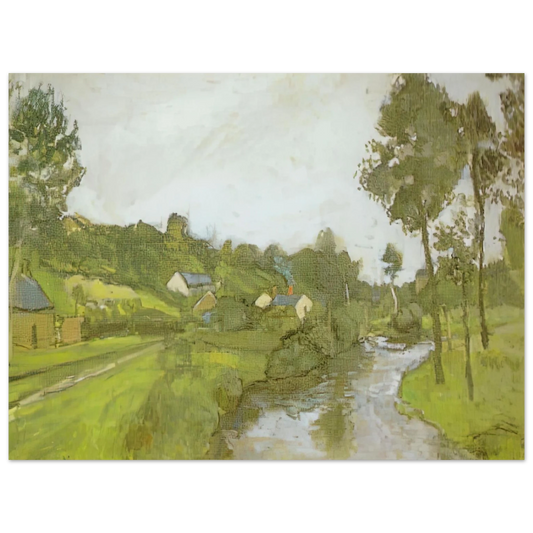Henri Matisse - LANDSCAPE LESQUIELLES ST GERMAIN 1903  75x100 cm / 30x40inches Fine Art Poster