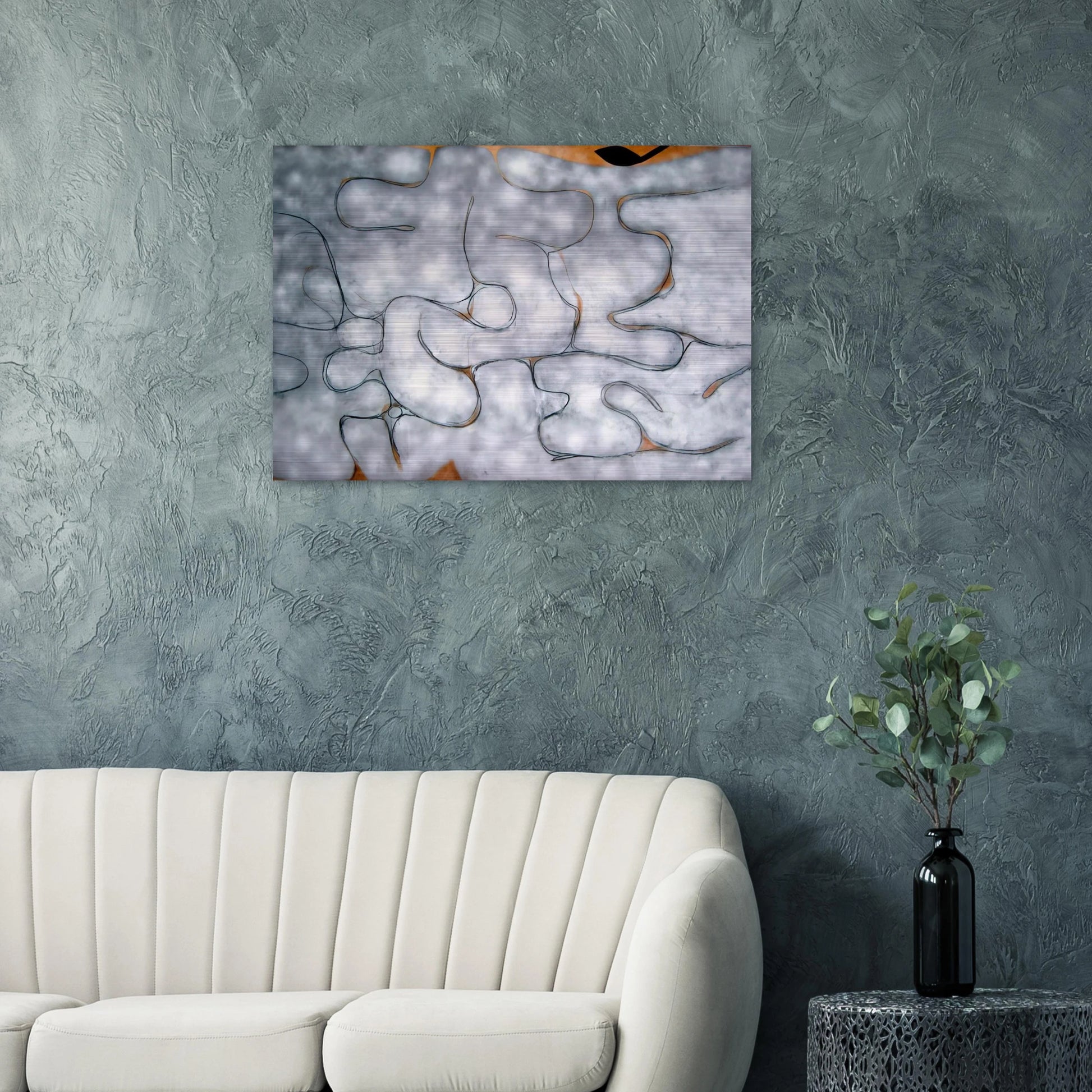 Grey Symphony - 1975 - Victor Pasmore Brushed Aluminum Print - 70x100 cm / 28x40 inches | Victor Pasmore Aluminum Print | Victor Pasmore Prints