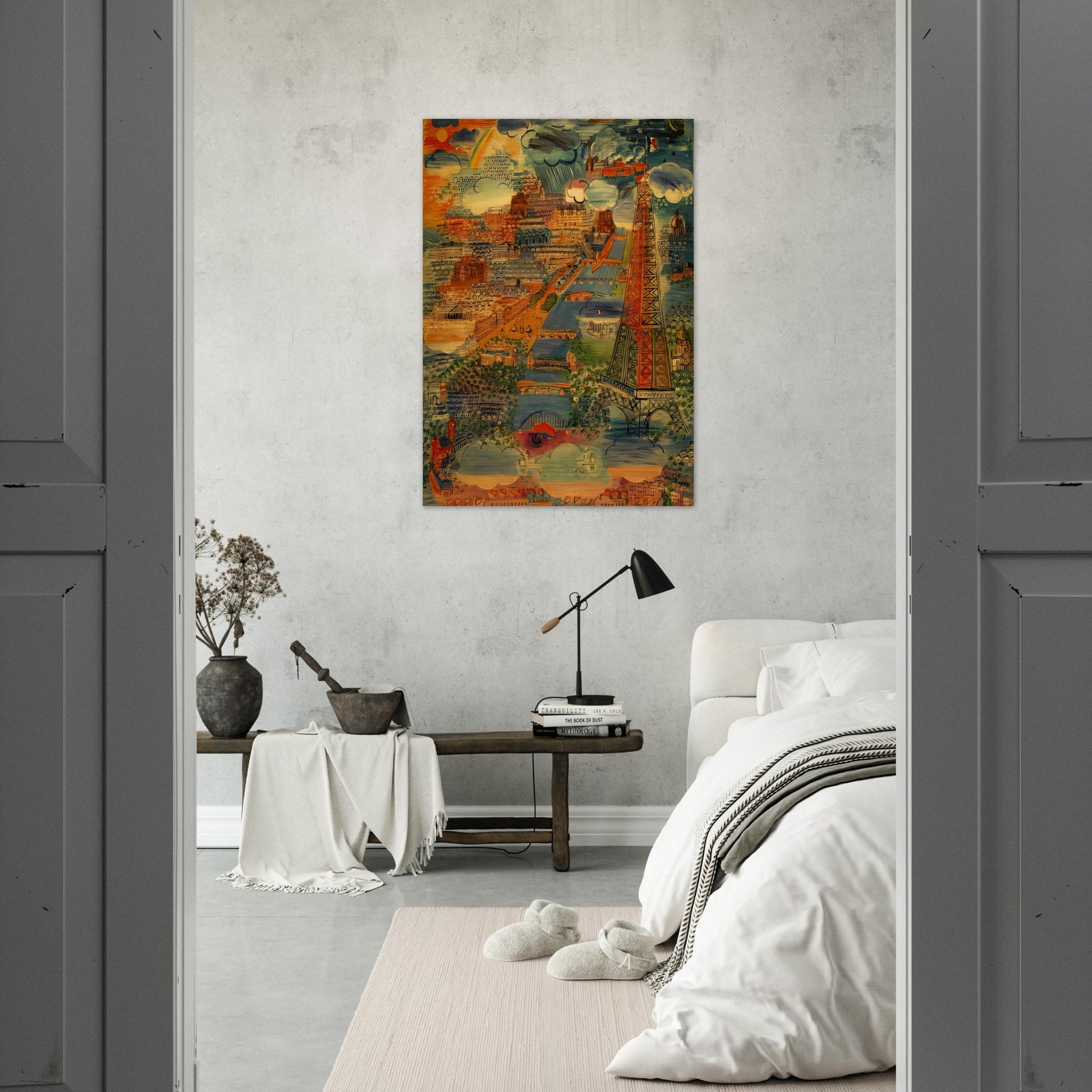 PARIS 1934 - Raoul Dufy Brushed Aluminum Print - 70x100 cm / 28x40 inches | Raoul Dufy Aluminum Print | Raoul Dufy Prints
