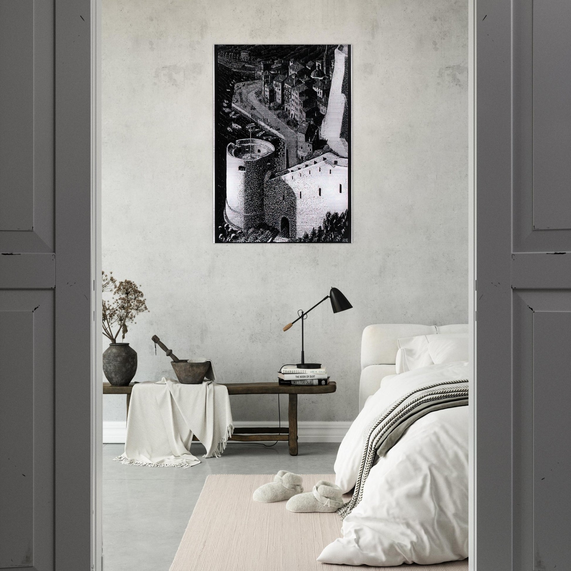 ESCHER (23) - MC Escher Brushed Aluminum Print - 70x100 cm / 28x40 inches | MC Escher Aluminum Print | MC Escher Prints
