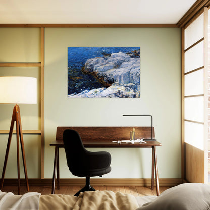 Jelly Fish - Childe Hassam Brushed Aluminum Print - 70x100 cm / 28x40 inches | Childe Hassam Aluminum Print | Childe Hassam Prints