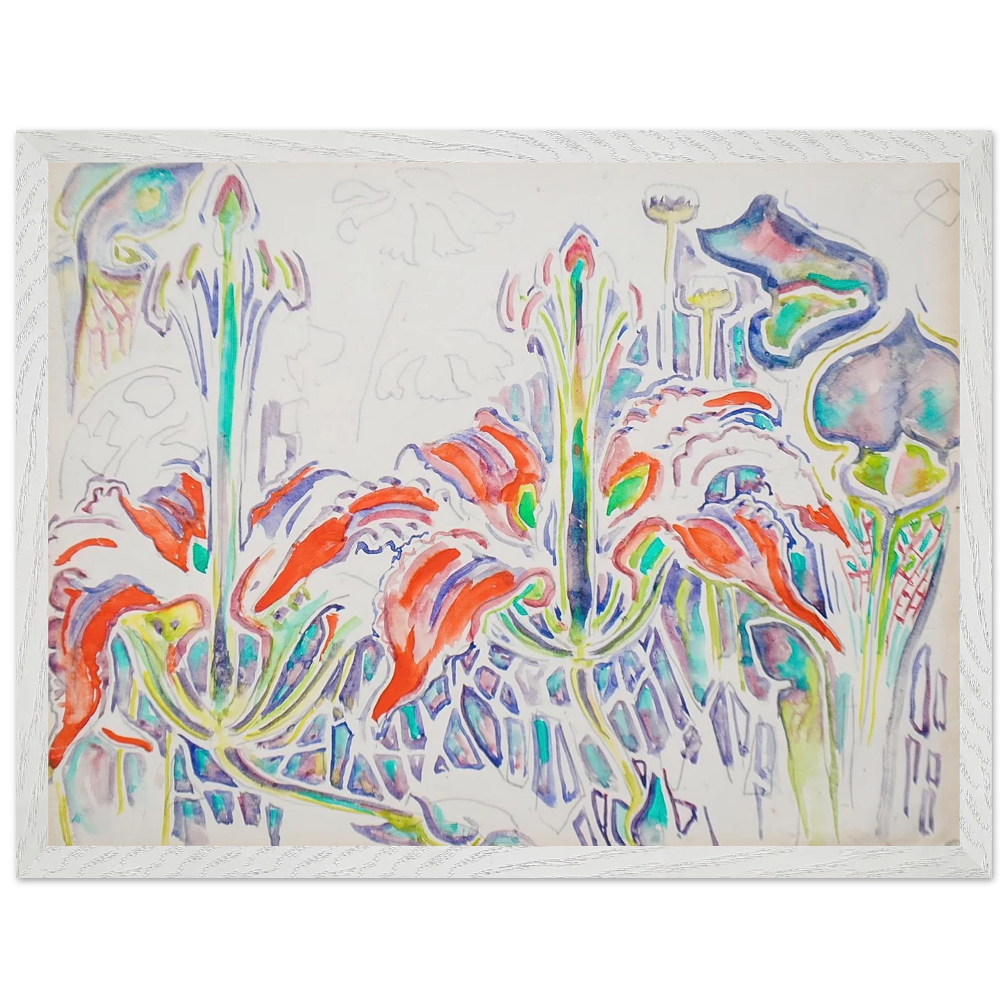 Walter Inglis Anderson - Walter Anderson Wall art - 50x70 cm / 20x28 inches - Premium Wooden Framed Poster With Fine Art Paper-canvas - Wood frame