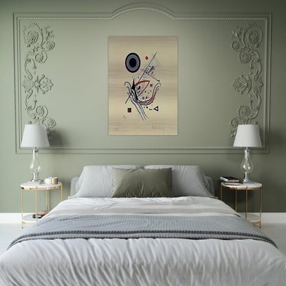 BLUE 1922 - Wassily Kandinsky Brushed Aluminum Print - 70x100 cm / 28x40 inches | Wassily Kandinsky Aluminum Print | Wassily Kandinsky Prints