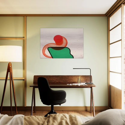 Bedroom - 1968 - Howard Hodgkin Brushed Aluminum Print - 70x100 cm / 28x40 inches | Howard Hodgkin Aluminum Print | Howard Hodgkin Prints