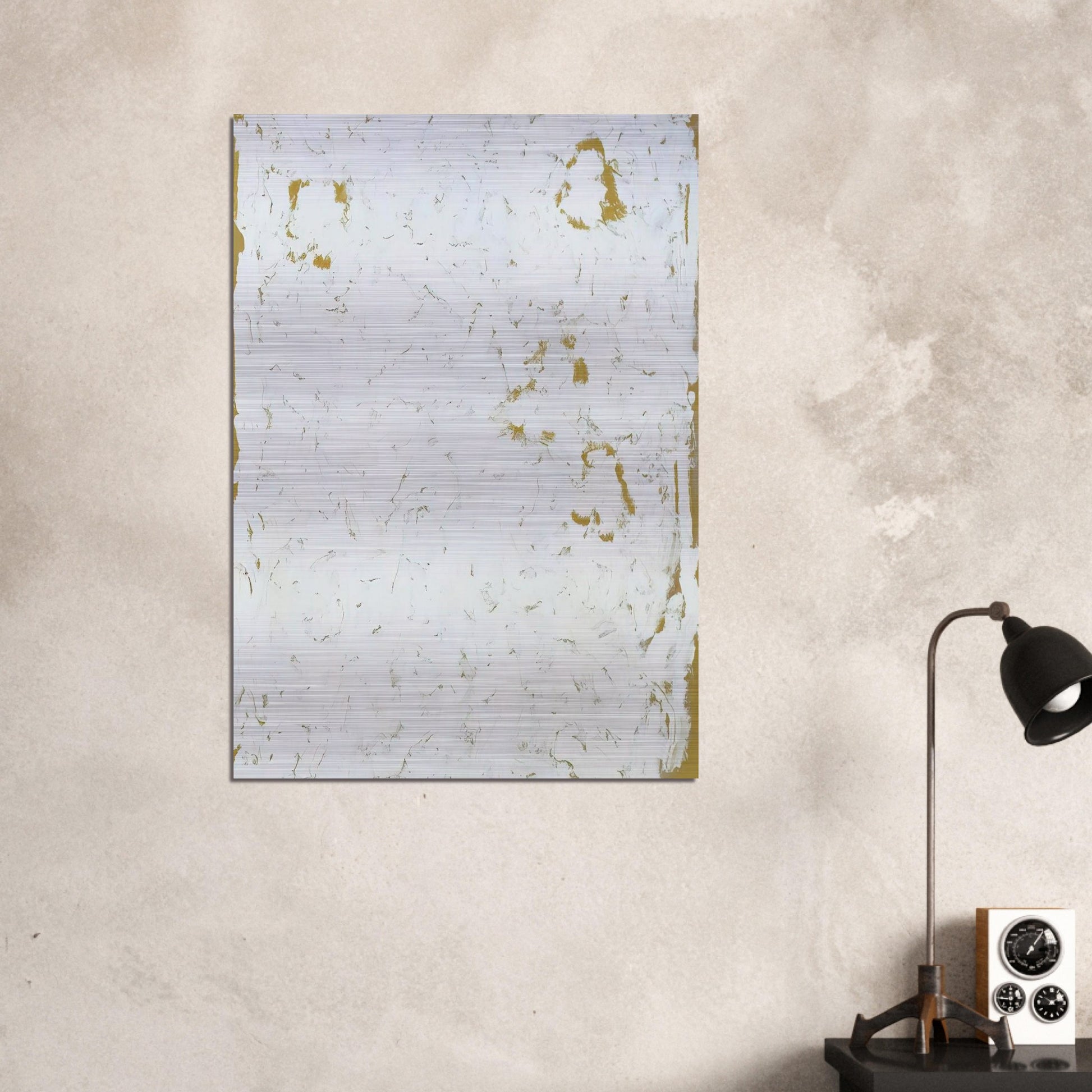 Wing - Robert Ryman Brushed Aluminum Print - 70x100 cm / 28x40 inches | Robert Ryman Aluminum Print | Robert Ryman Prints