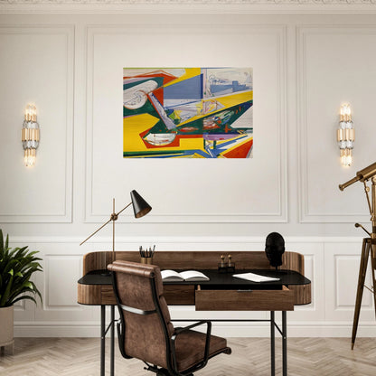 The Window - Hans Hofmann Brushed Aluminum Print - 70x100 cm / 28x40 inches | Hans Hofmann Aluminum Print | Hans Hofmann Prints