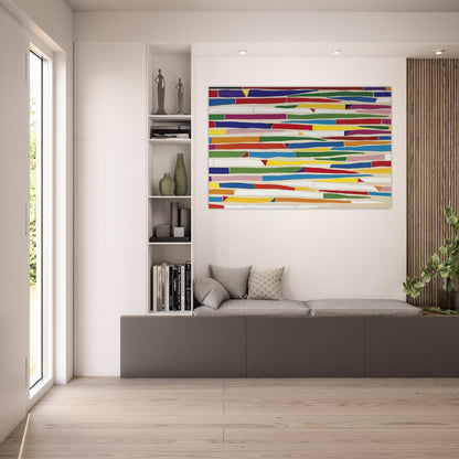 Composite - Color Field Painting - Piero Dorazio Art Prints - 100x150 cm / 40x60″ inches | Piero Dorazio Poster | Piero Dorazio Prints