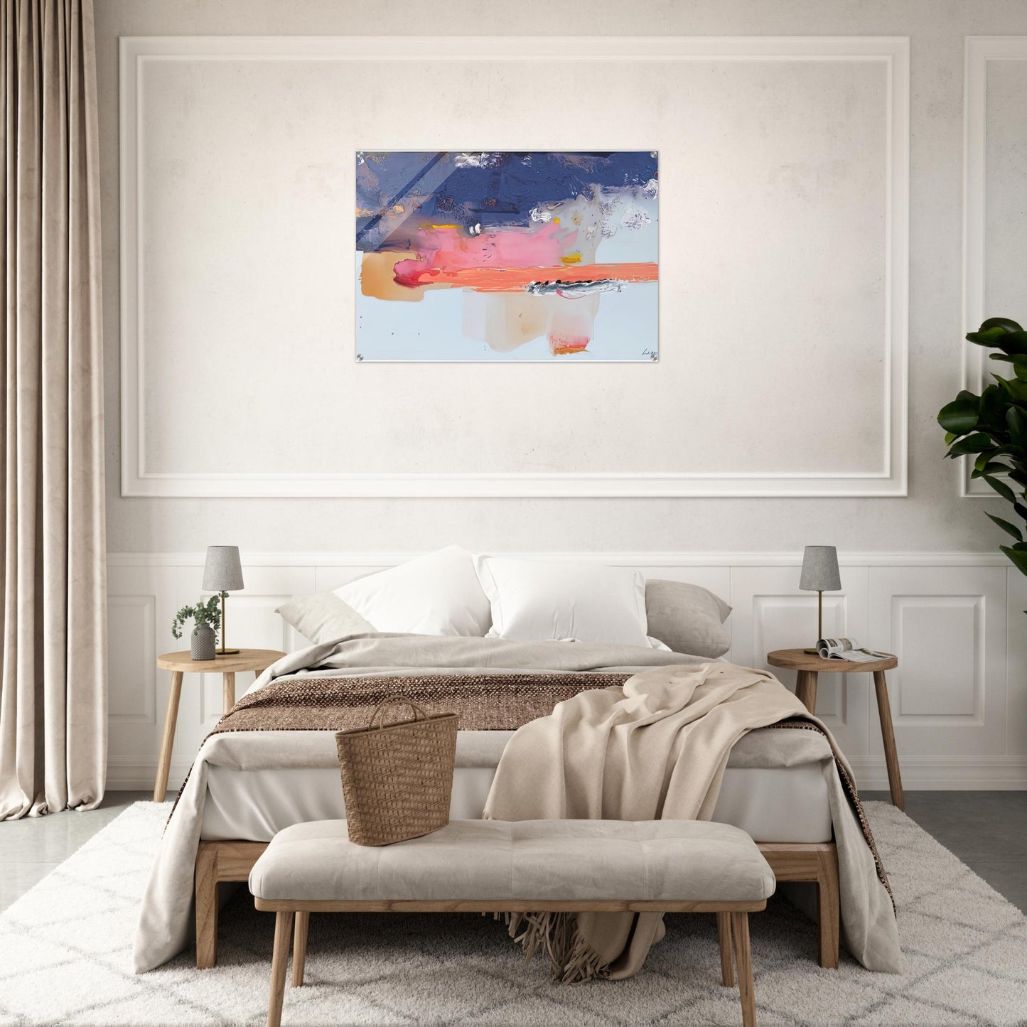 Western Roadmap, 1991- - Helen Frankenthaler Acrylic Print - 70x100 cm / 28x40″ inches