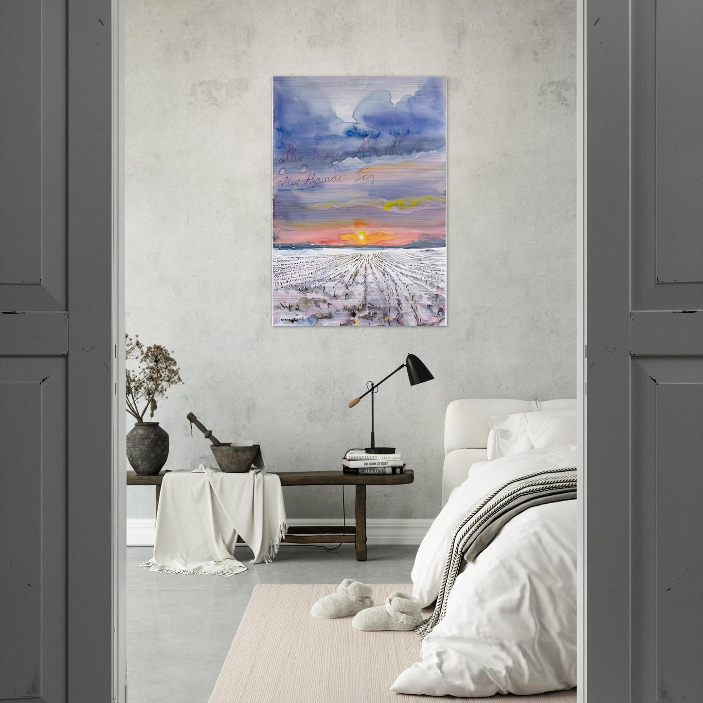 THE EVENING OF ALL DAYS THE DAY OF ALL EVENINGS 2014 0 - Anselm Kiefer Brushed Aluminum Print - 70x100 cm / 28x40 inches | Anselm Kiefer Aluminum Print | Anselm Kiefer Prints