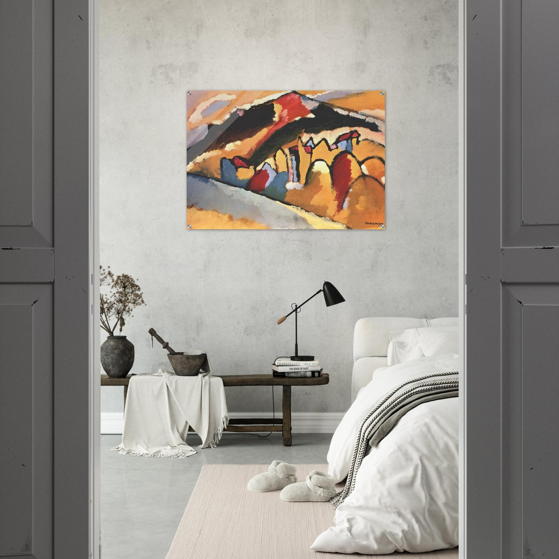 STUDY FOR AUTUMN 1909 - Wassily Kandinsky Acrylic Print - 70x100 cm / 28x40″ inches