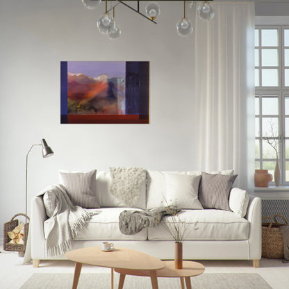 Sixteenth Century - 1985 - Ronnie Landfield Brushed Aluminum Print - 70x100 cm / 28x40 inches | Ronnie Landfield Aluminum Print | Ronnie Landfield Prints