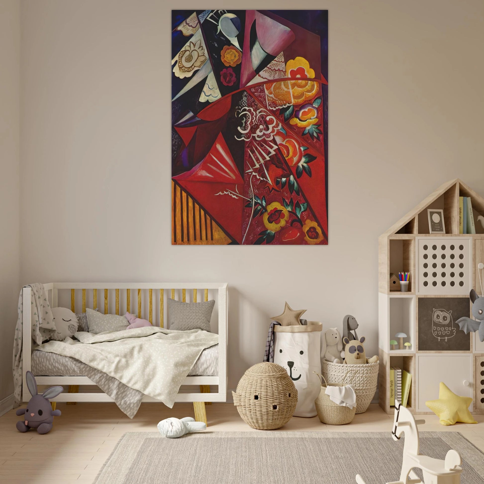 Espagnole - 1914 - Natalia Goncharova Art Prints - 100x150 cm / 40x60″ inches | Natalia Goncharova Poster | Natalia Goncharova Prints