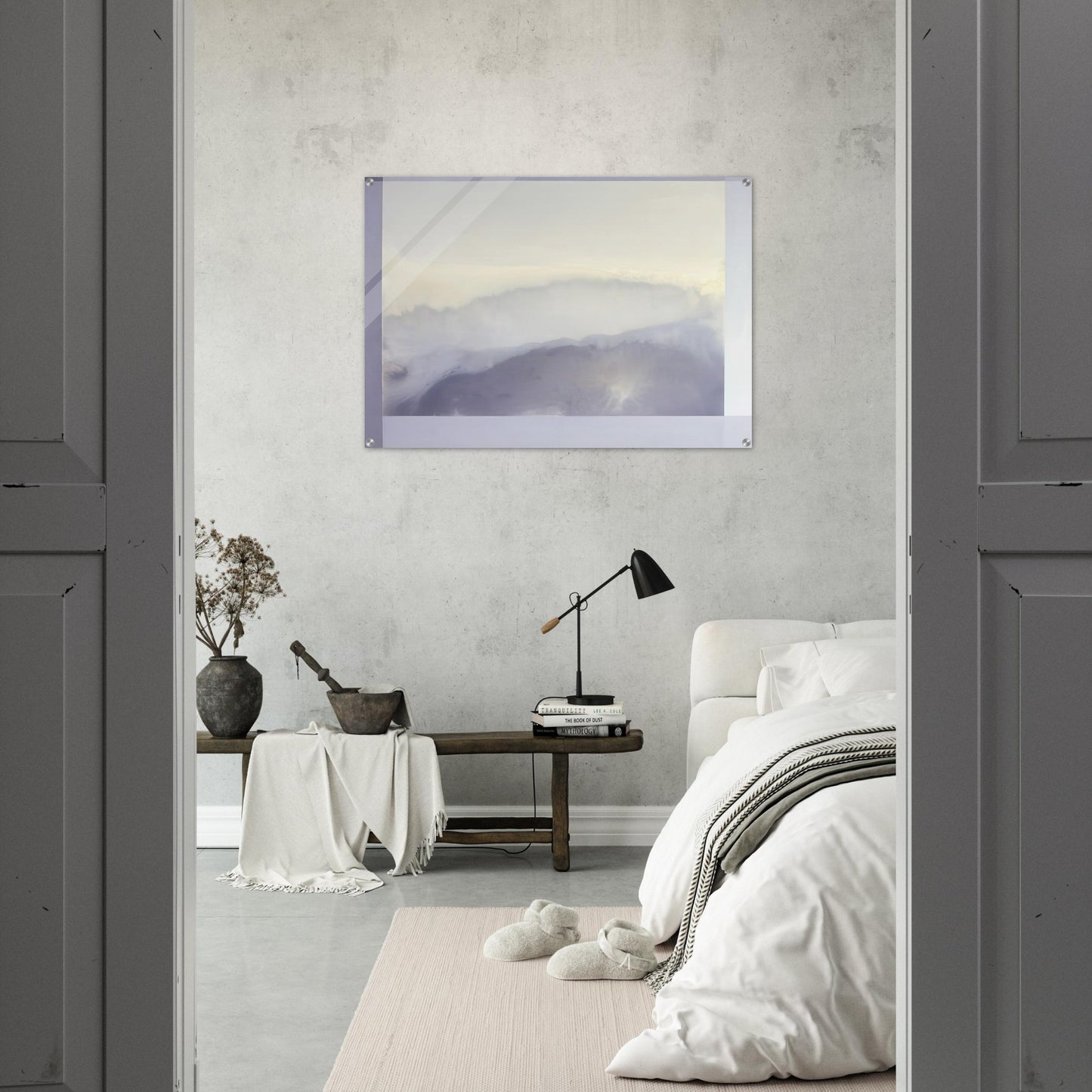 Approaching Arkansas - 1986 - Ronnie Landfield Acrylic Print - 70x100 cm / 28x40″ inches | Ronnie Landfield Wall Art | Ronnie Landfield Prints
