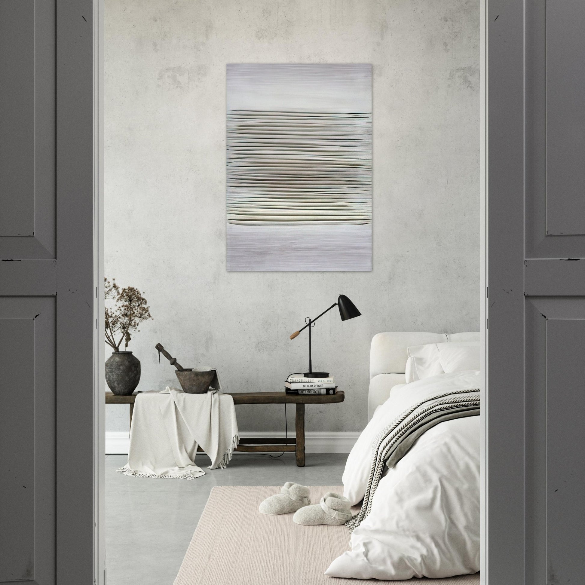 Achrome - 1959 - Piero Manzoni Brushed Aluminum Print - 70x100 cm / 28x40 inches | Piero Manzoni Aluminum Print | Piero Manzoni Prints